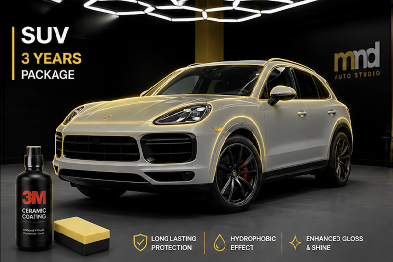 Ceramic Coating Mid Size SUV - 3 Years Package (1 day)