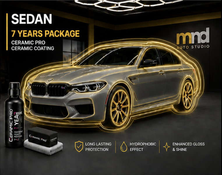 Ceramic Coating Sedan - 7 Years Package (1 day)