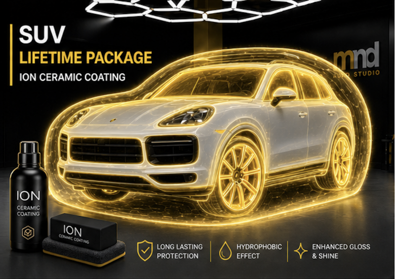 Ceramic Coating Mid Size SUV - Lifetime Package (1-2 days)